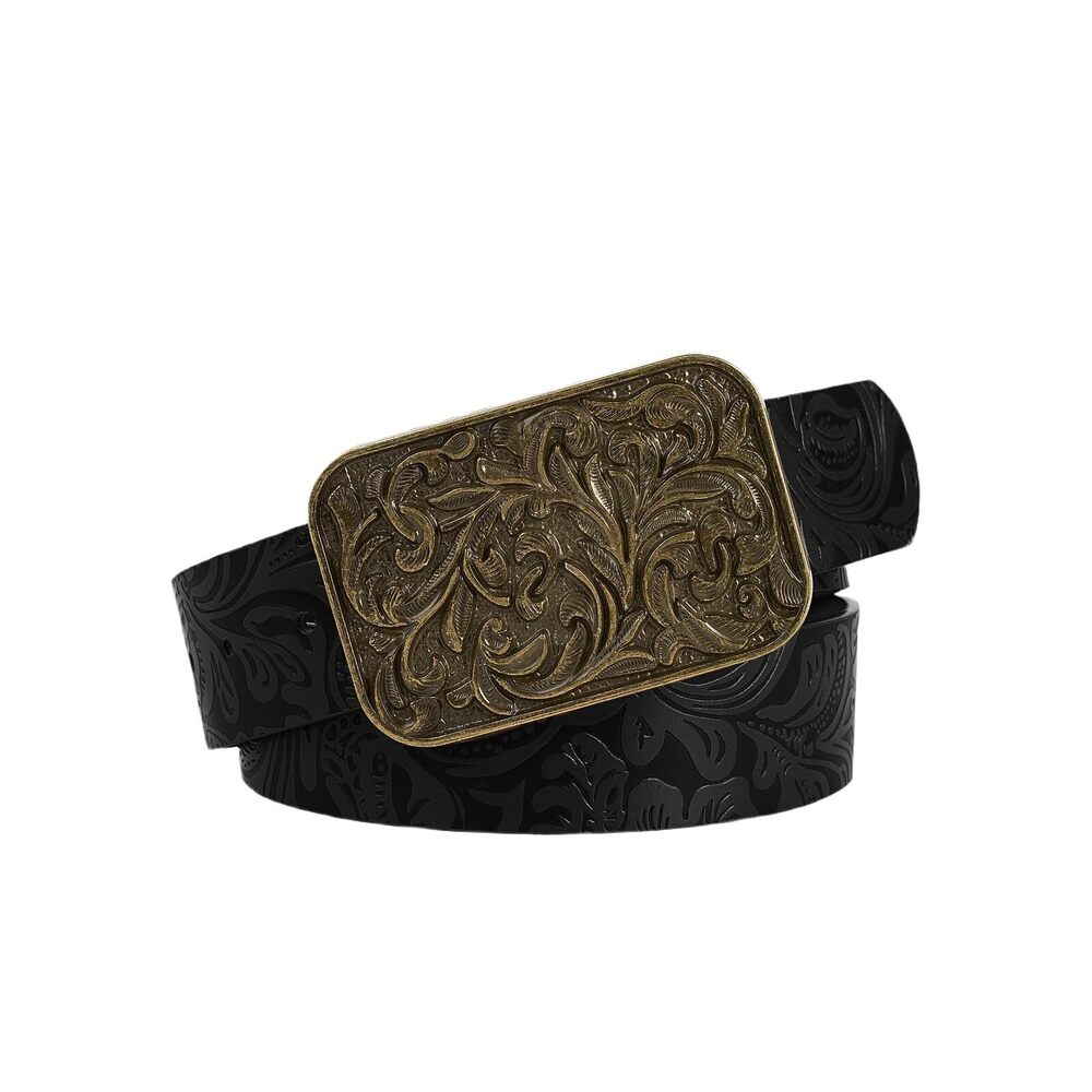 9994 Renaissance Accessoriess Women Leather Belts Black Western